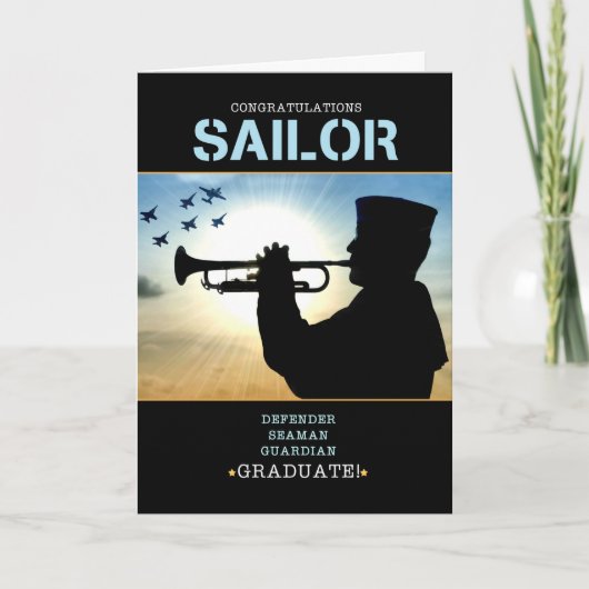 Naval Academy Afstuderen gefeliciteerd Sailor Kaart (Voorkant)