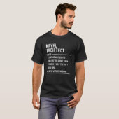 Naval Architect Definition Shirts Funny Job Title (Voorkant volledig)