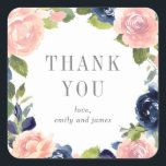 Naval Blush Wedding Favor Stickers #NBC<br><div class="desc">Organisez une célébration élégante avec ce design moderne que vos invités adoreront. Conception par © berryberrysweet. Des fichiers numériques imprimables sont disponibles ! Visitez notre site web à www.berryberrysweet.com pour plus de détails !</div>