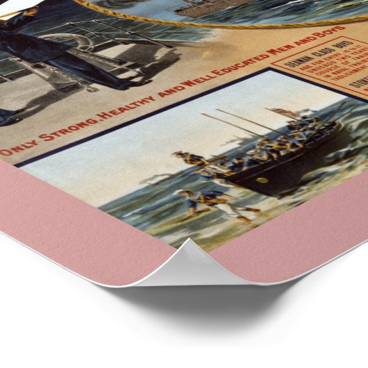 Naval Service of Canada (grens) Poster (Hoek)