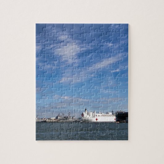 Naval Ships Norfolk Virginia Legpuzzel (Verticaal)