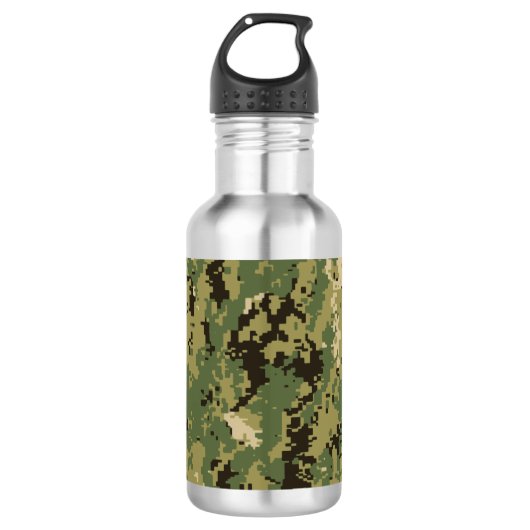 Naval Woodland Camouflage Waterfles (Voorkant)