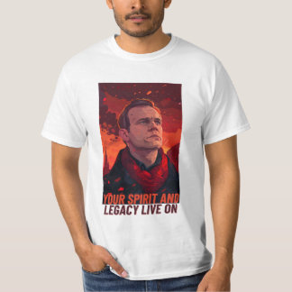 Navalny, je erfenis en geest leven op t-shirt