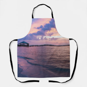 Navarra Beach Magic Hour Paarse Sunset Apron Schort