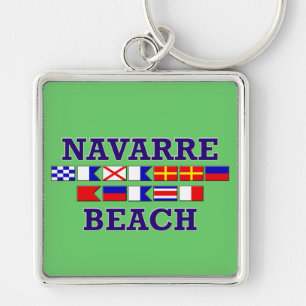 Navarra Beach Square Sleutelhanger