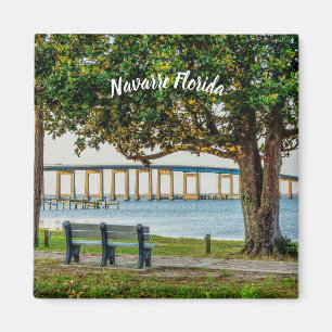 Navarra Park Bench en Bridge Square Magnet Magneet