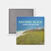NAVARRE BEACH FLORIDA MAGNET (Recto/Verso)