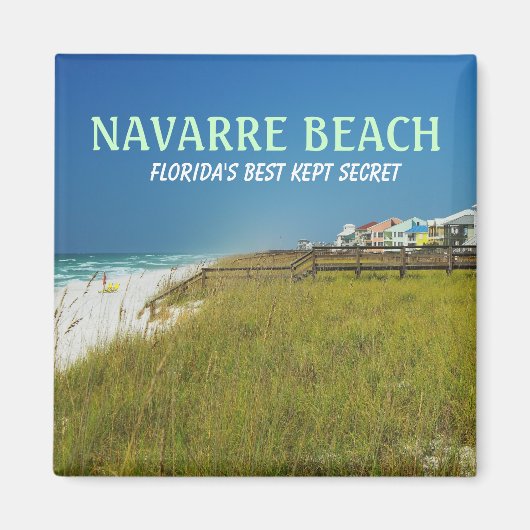 NAVARRE BEACH FLORIDA MAGNET (Devant)
