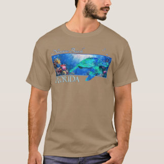 Navarre Beach Florida Vakantie Zwemmen Zeeschildpa T-shirt