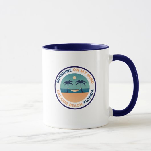 Navarre Beach Floride Café Mug (Droite)