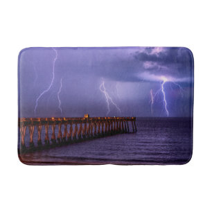 Navarre Florida Lightning Storm Badmat