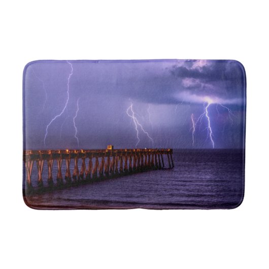 Navarre Florida Lightning Storm Badmat (Voorkant)
