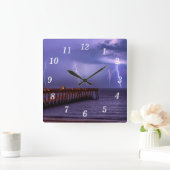 Navarre Floride Éclair orage Horloge murale (Maison)