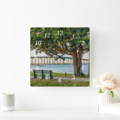 Navarre Park Banc et Bridge Horloge murale (Maison)