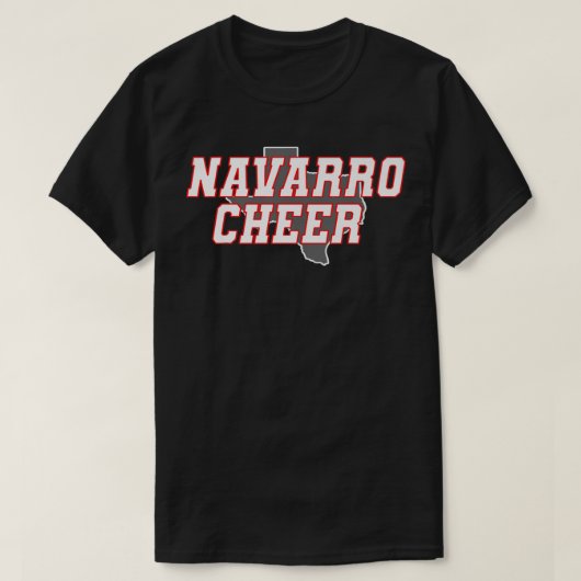 Navarro Cheer Texas Logo Premium TShirt (Design devant)