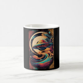 Nave Espacial Viaje Galaxia Taza Koffiemok