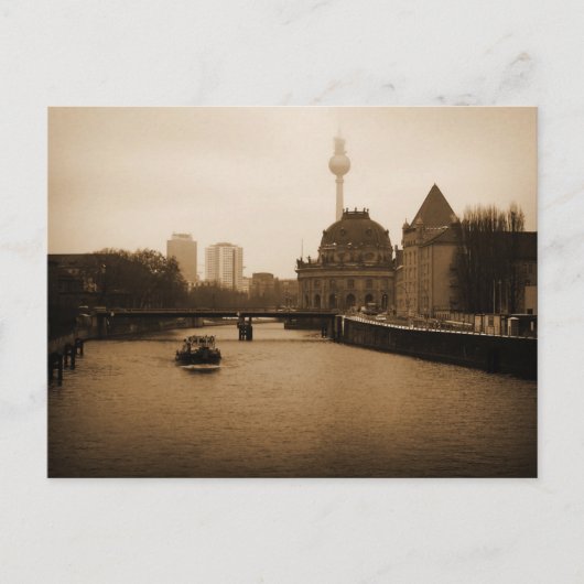 Navegando el Spree Briefkaart (Voorkant)