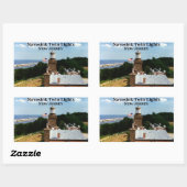 Navesink Twin Lights, Stickers New Jersey (Feuille)