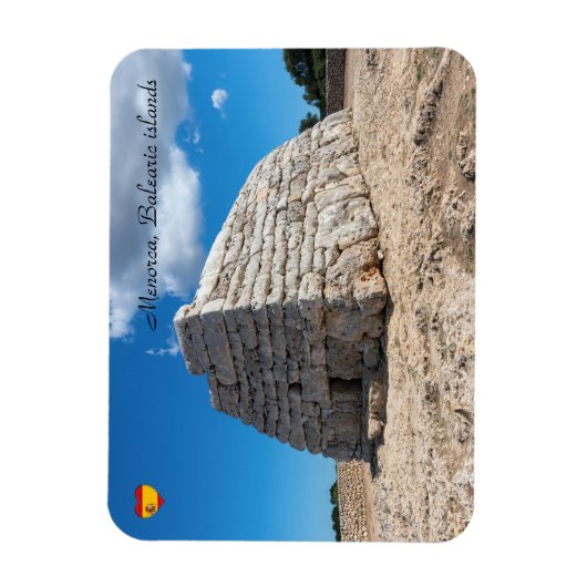 Naveta des Tudons, Prehistorisch Graf - Menorca Magneet (Verticaal)