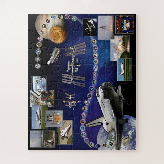 Navette spatiale Atlantis Tribute Jigsaw Puzzle (Vertical)