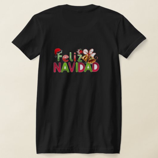 Navidad 2024 dama t-shirt (Laag Achter)