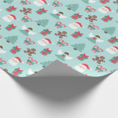 Navidad Angel Cadeaupapier (Hoek)