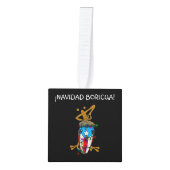 Navidad Boricua Kubus Ornament (Voorkant)