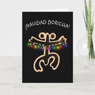 Navidad Boricua Xmas Coqui Taino Bedankkaart