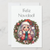 Navidad Feliz Feestdagenkaart (Voorkant)