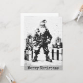 Navidad Punk (Santa gris). Kaart (Voorkant / Achterkant in situ)