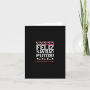 Navidad Putos Grappig Mexicaans Lelijk Kerstfeest Kaart