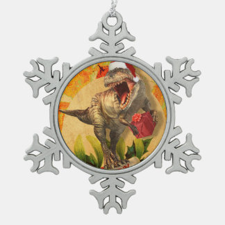 Navidades Jurásicas (I) Tin Sneeuwvlok Ornament