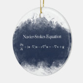 Navier Stokes Equation Wiskunde & Science Ornament (Links)
