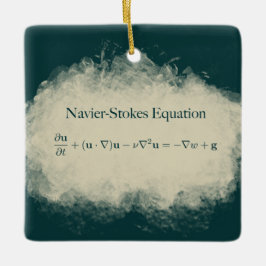 Navier Stokes Equation Wiskunde & Science Ornament