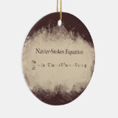 Navier Stokes Equation Wiskunde & Science Ornament (Rechts)