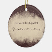 Navier Stokes Equation Wiskunde & Science Ornament (Links)