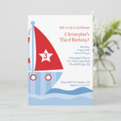 NAVIGATEUR Invitation d'anniversaire (Debout devant)