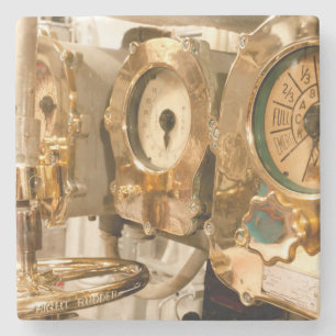 Navigatieborden en -instrumenten voor onderzeebote stenen onderzetter