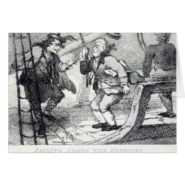 Navigation parmi le Hebrides (Devant horizontal)