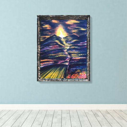 Navigation Path: Life Canvas Afdruk (Insitu (Houten vloer))