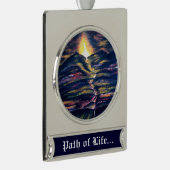 Navigation Path: Life Verzilverd Banner Ornament (Rechts)