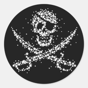 Navigator van het schip ronde sticker