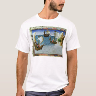 Navigators die een astrolabium gebruiken t-shirt