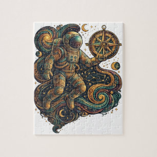 Navigeer langs de sterren – Inspirerende kosmos Legpuzzel