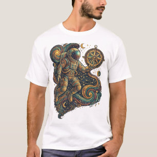 Navigeer langs de sterren – Kosmische Inspiratie T-shirt