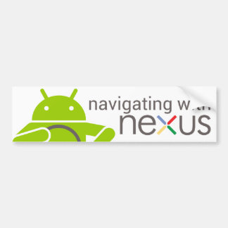 Navigeer met NEXUS, Android Bumpersticker