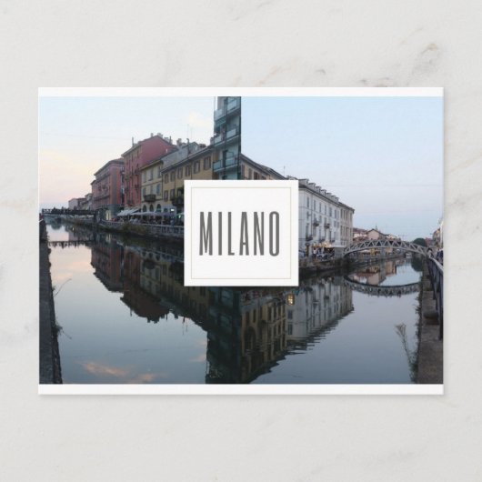 Navigli, Milán Briefkaart (Voorkant)