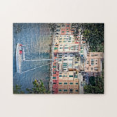 Naviguant à Portofino, puzzle de l'Italie (Horizontal)