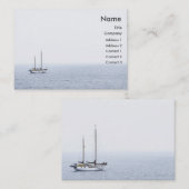 "Naviguant" la carte potelée de profil (Devant / Derrière)