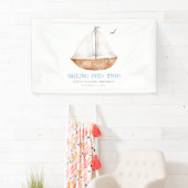 Naviguer Dans Deux Bannières Nautiques Anniversair (En situation)